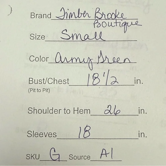 Timber Brooke Olive Ribbed Long Sleeve Henley Top Women’s S Fall Casual - Picture 7 of 7